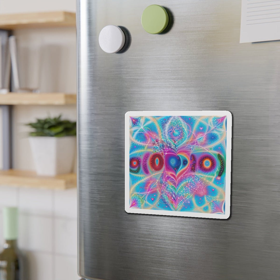 Vibrant Ethereal Love - Die-cut Magnet - Home Decor - g(0D·IO) - 6 × 6" - Die-Cut - 1 pc