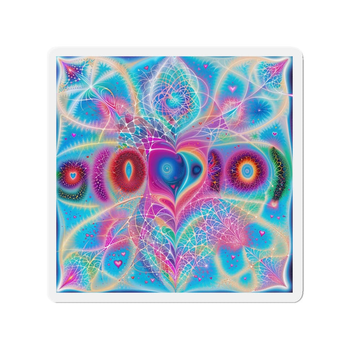 Vibrant Ethereal Love - Die-cut Magnet - Home Decor - g(0D·IO) - 6 × 6" - Die-Cut - 1 pc
