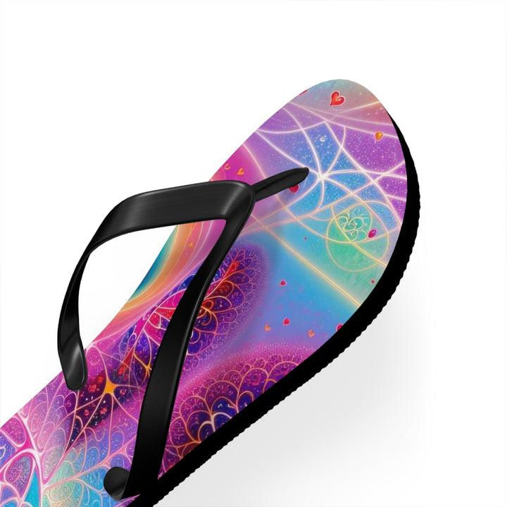 Vibrant Ethereal Love - Flip Flops - Shoes - g(0D·IO) - XL - Black sole -