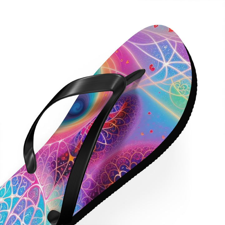 Vibrant Ethereal Love - Flip Flops - Shoes - g(0D·IO) - XL - Black sole -