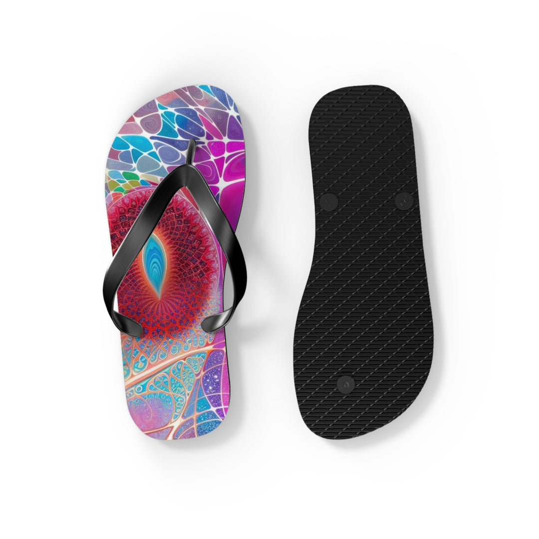 Vibrant Ethereal Love - Flip Flops - Shoes - g(0D·IO) - XL - Black sole -