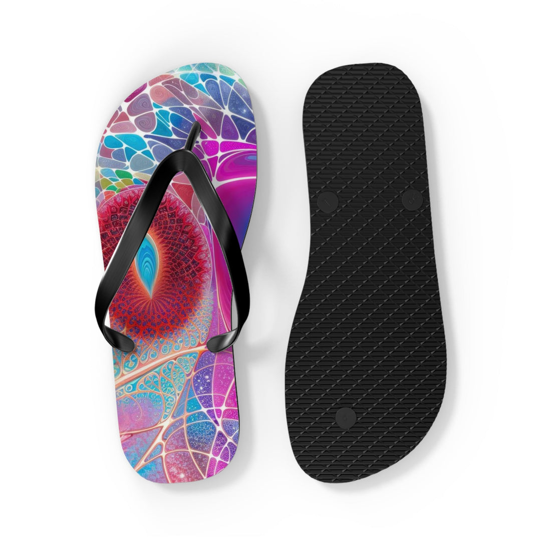 Vibrant Ethereal Love - Flip Flops - Shoes - g(0D·IO) - XL - Black sole -