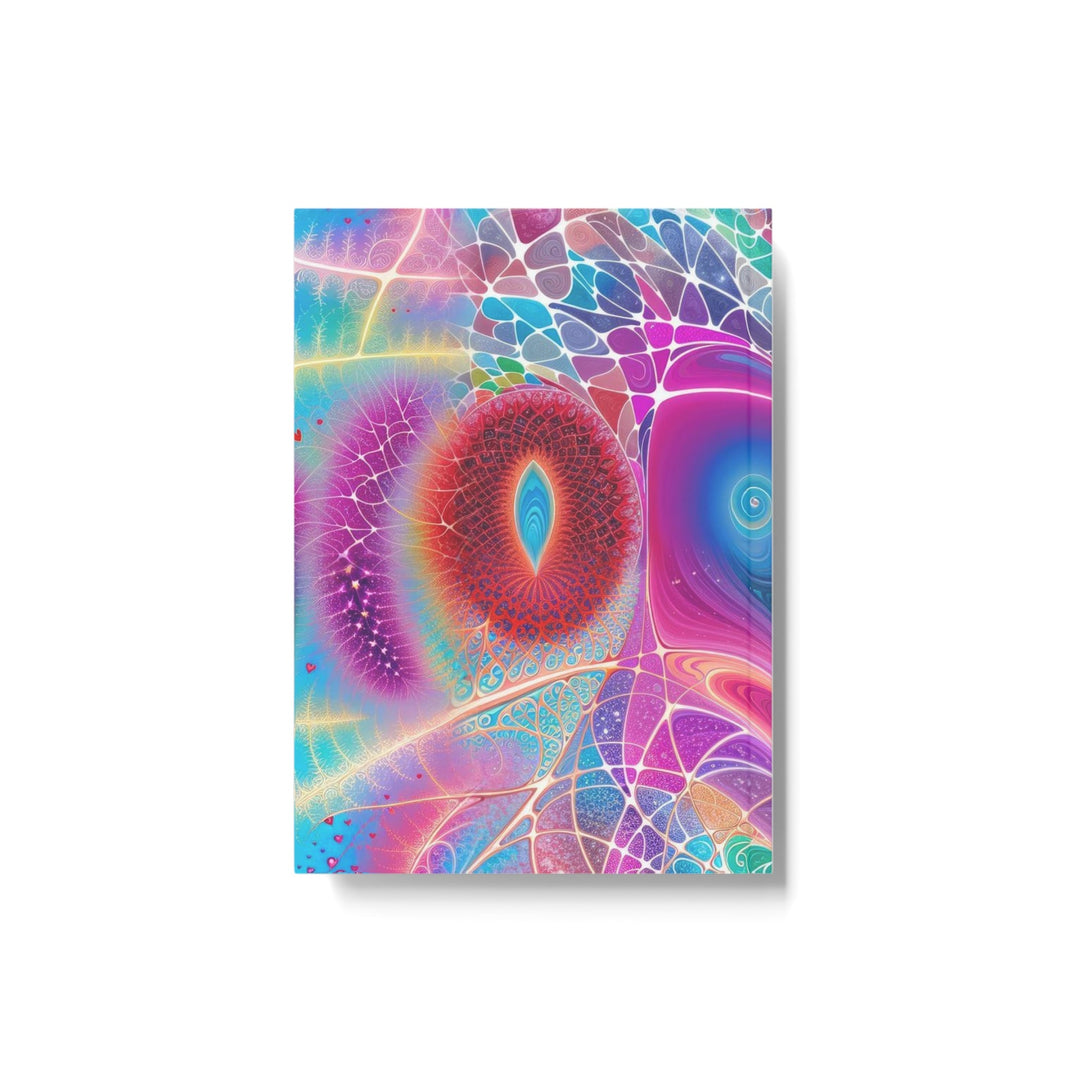 Vibrant Ethereal Love - Hard Backed Journal - Paper products - g(0D·IO) - Graph - A5 - White