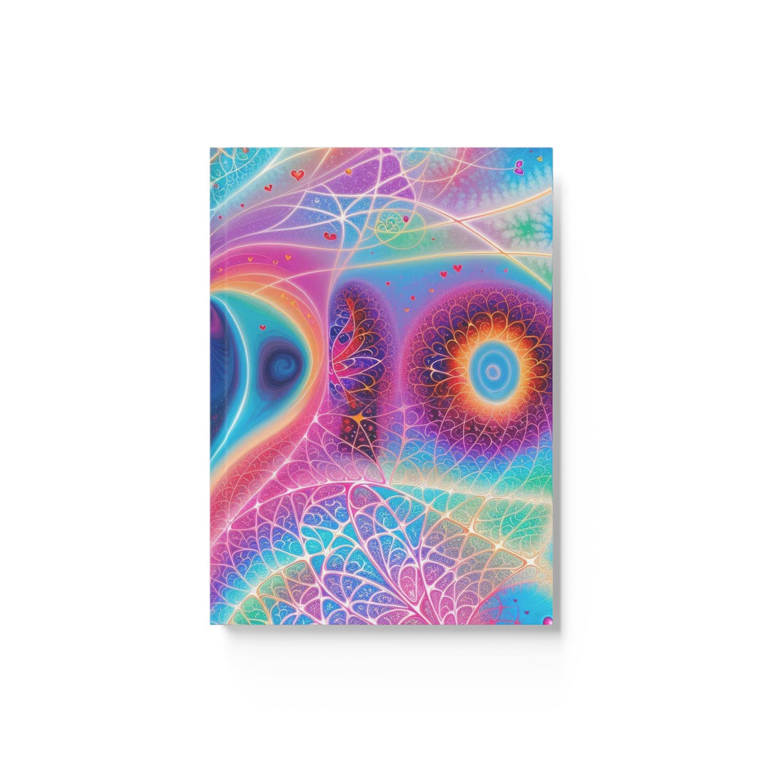 Vibrant Ethereal Love - Hard Backed Journal - Paper products - g(0D·IO) - Graph - A5 - White