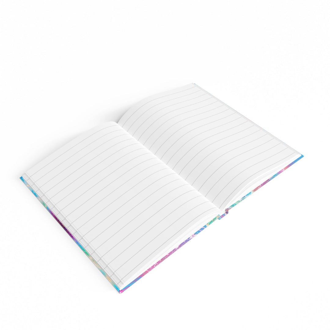 Vibrant Ethereal Love - Hard Backed Journal - Paper products - g(0D·IO) - Graph - A5 - White