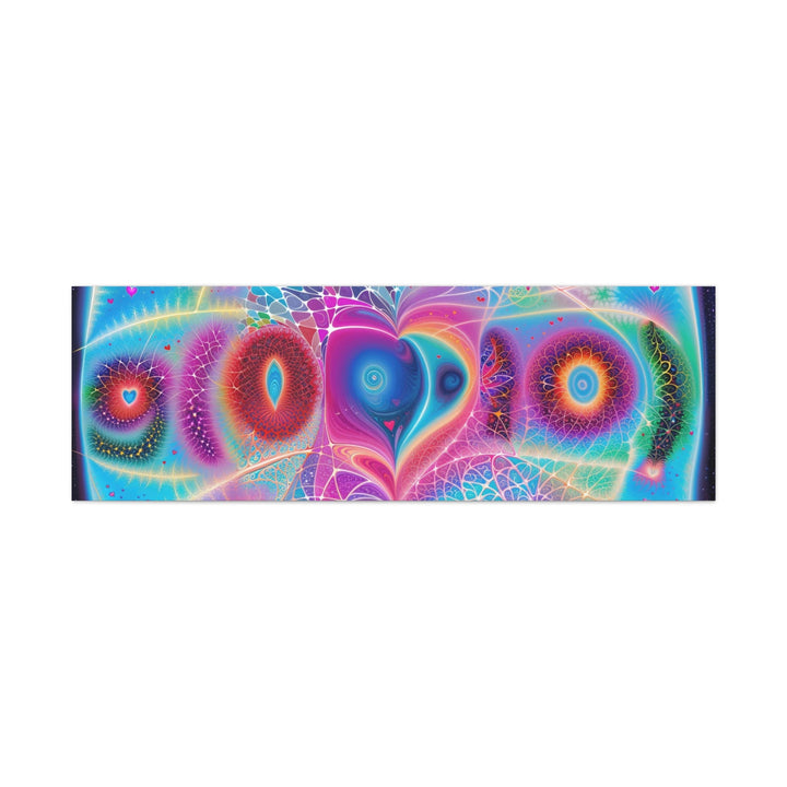 Vibrant Ethereal Love - Matte Canvas Print 1.25" - Canvas - g(0D·IO) - 60" x 20" (Horizontal) - 1.25" -