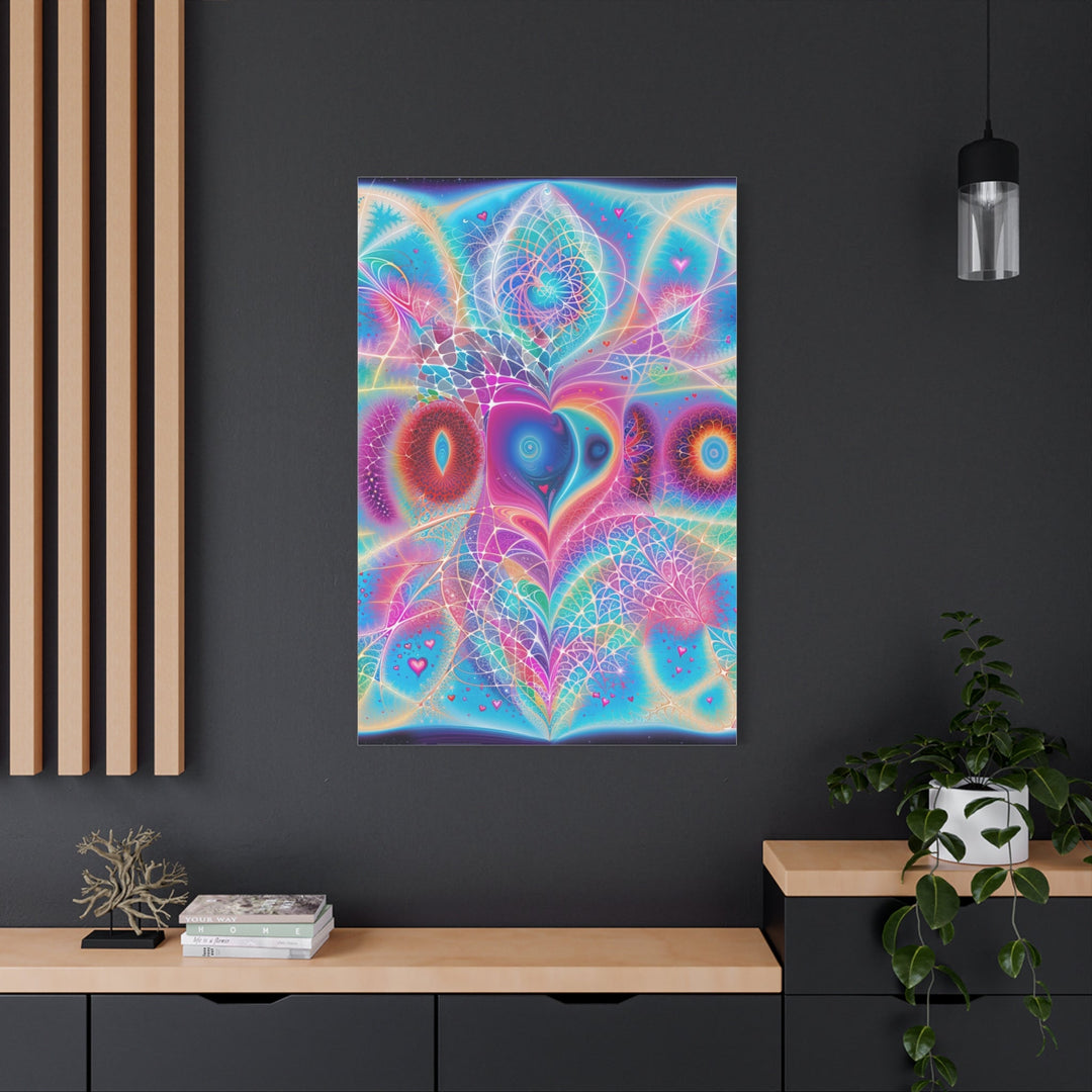 Vibrant Ethereal Love - Matte Canvas Print 1.25" - Canvas - g(0D·IO) - 36" x 36" - 1.25" -