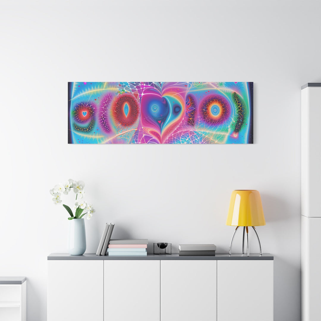 Vibrant Ethereal Love - Matte Canvas Print 1.25" - Canvas - g(0D·IO) - 36" x 36" - 1.25" -