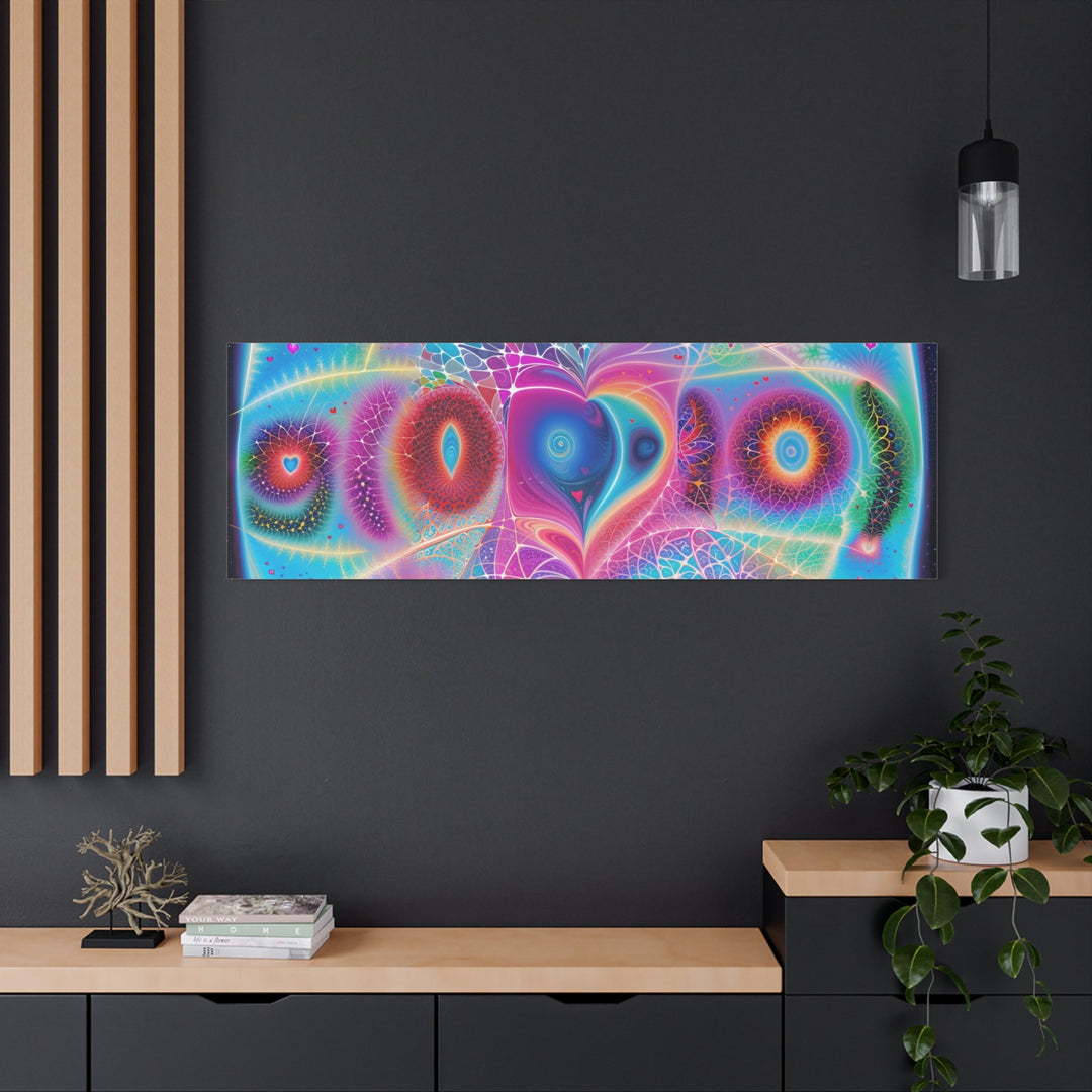 Vibrant Ethereal Love - Matte Canvas Print 1.25" - Canvas - g(0D·IO) - 36" x 36" - 1.25" -