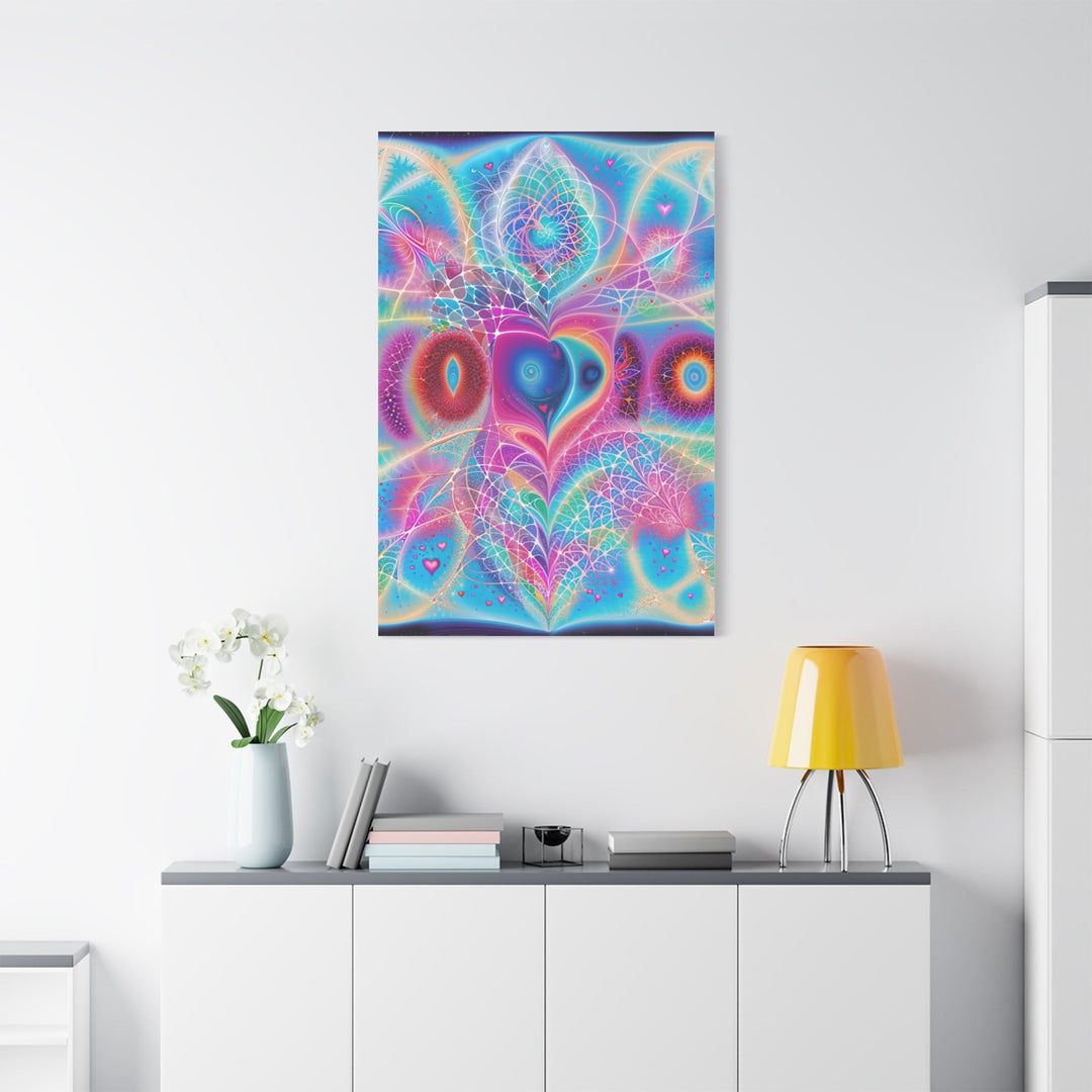 Vibrant Ethereal Love - Matte Canvas Print 1.25" - Canvas - g(0D·IO) - 36" x 36" - 1.25" -