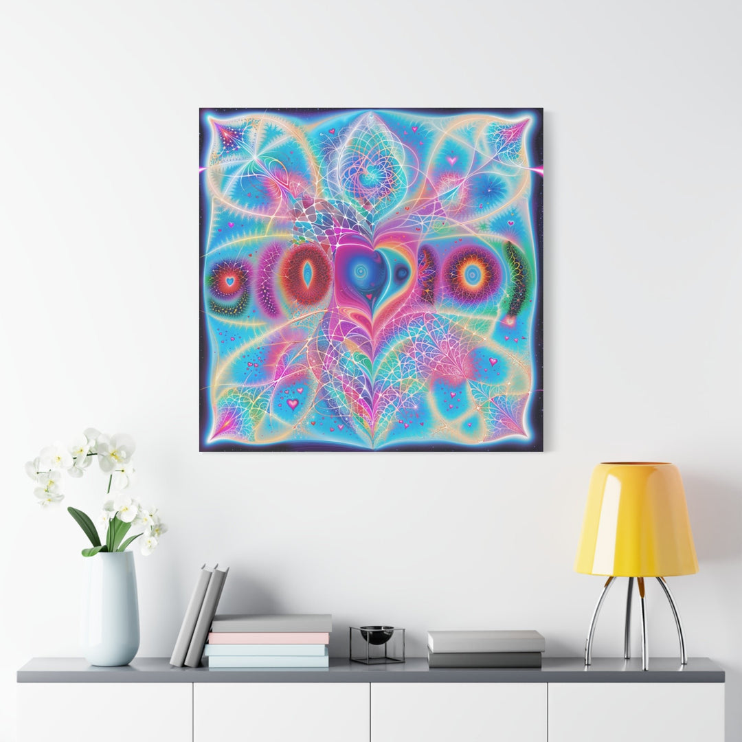 Vibrant Ethereal Love - Matte Canvas Print 1.25" - Canvas - g(0D·IO) - 36" x 36" - 1.25" -