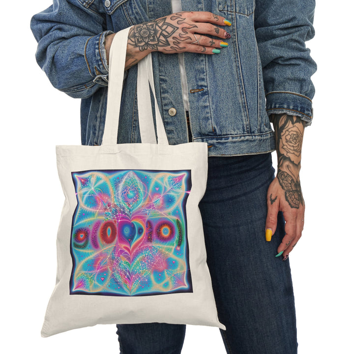 Vibrant Ethereal Love - Natural Tote Bag - Bags - g(0D·IO) - 15" x 16" - Natural -