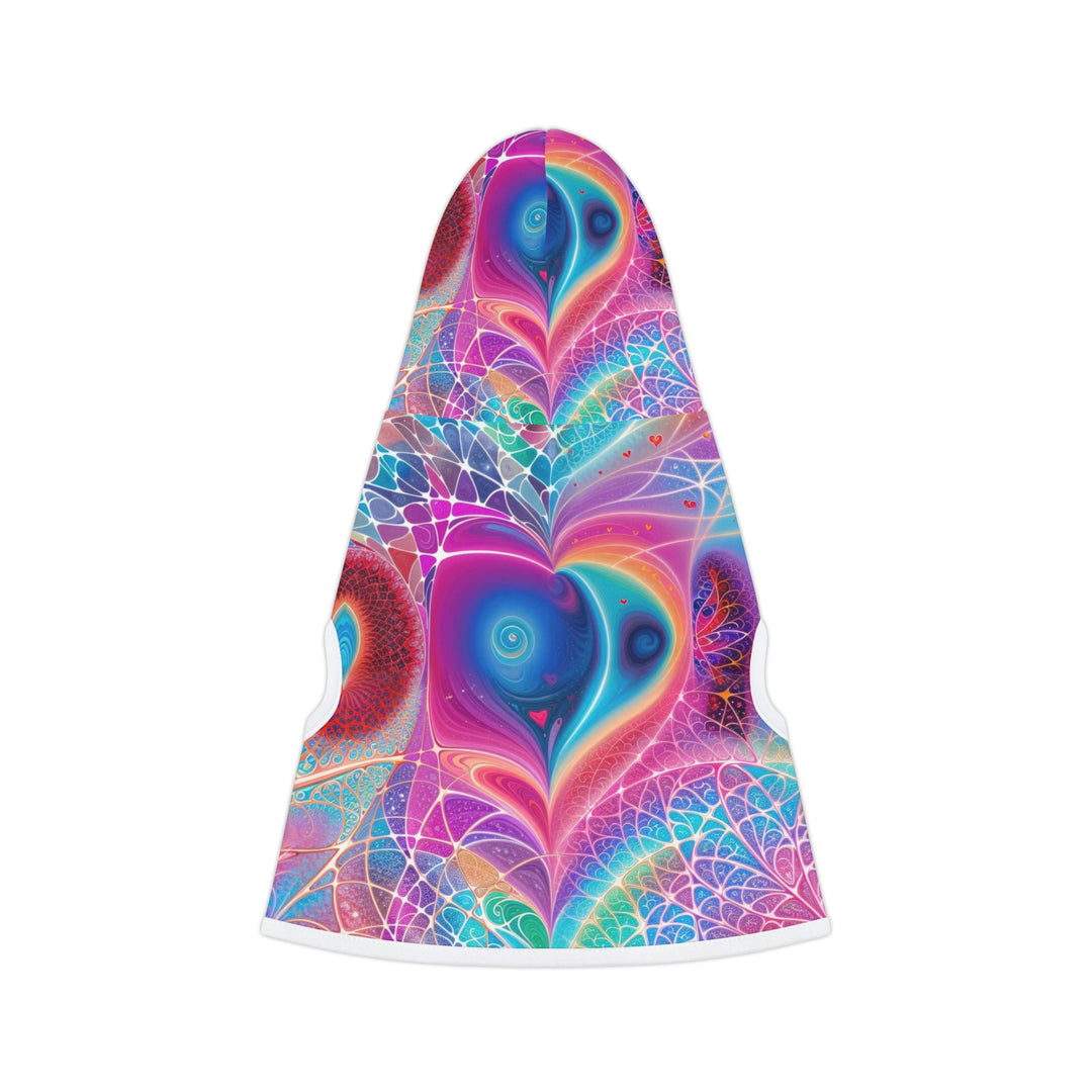 Vibrant Ethereal Love - Pet Hoodie - Pets - g(0D·IO) - XXS - Black Rib -