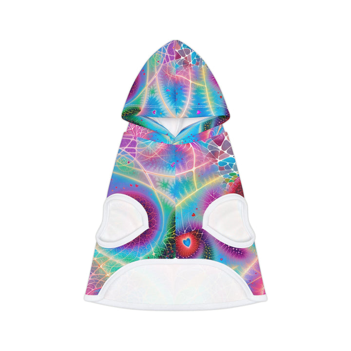 Vibrant Ethereal Love - Pet Hoodie - Pets - g(0D·IO) - XXS - White Rib -