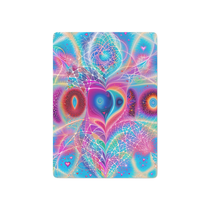 Vibrant Ethereal Love - Poker Cards - Paper products - g(0D·IO) - 2.47" x 3.47" - White - Semi Glossy