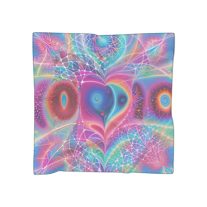 Vibrant Ethereal Love - Poly Scarf - Accessories - g(0D·IO) - Poly chiffon - 25" × 25" -