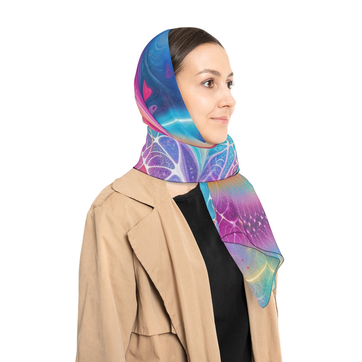 Vibrant Ethereal Love - Poly Scarf - Accessories - g(0D·IO) - Poly chiffon - 50" × 50" -