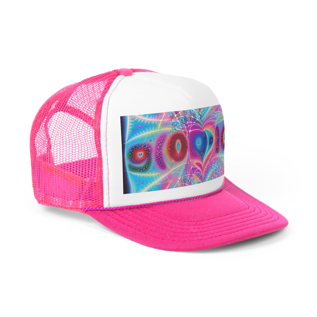 Vibrant Ethereal Love - Trucker Hat - Hats - g(0D·IO) - Pink - One size -