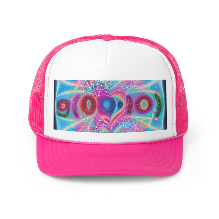 Vibrant Ethereal Love - Trucker Hat - Hats - g(0D·IO) - Pink - One size -