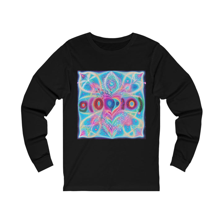 Vibrant Ethereal Love - Unisex Jersey Long Sleeve Tee - Long-sleeve - g(0D·IO) - S - Black -