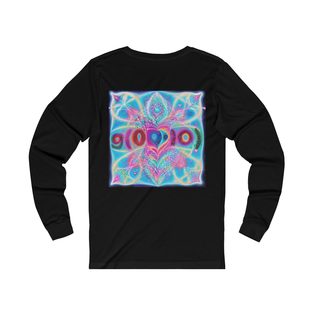 Vibrant Ethereal Love - Unisex Jersey Long Sleeve Tee - Long-sleeve - g(0D·IO) - S - Heather Forest -