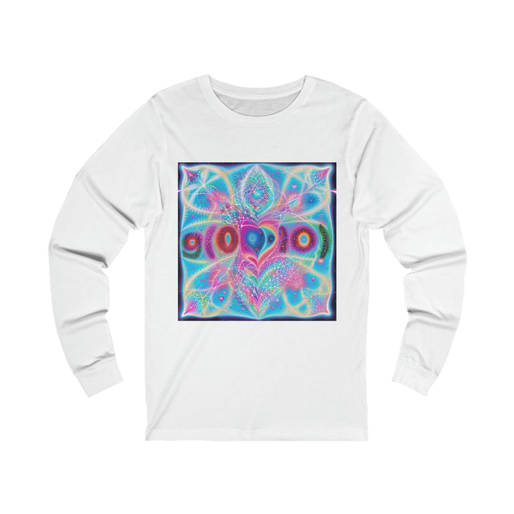 Vibrant Ethereal Love - Unisex Jersey Long Sleeve Tee - Long-sleeve - g(0D·IO) - S - White -