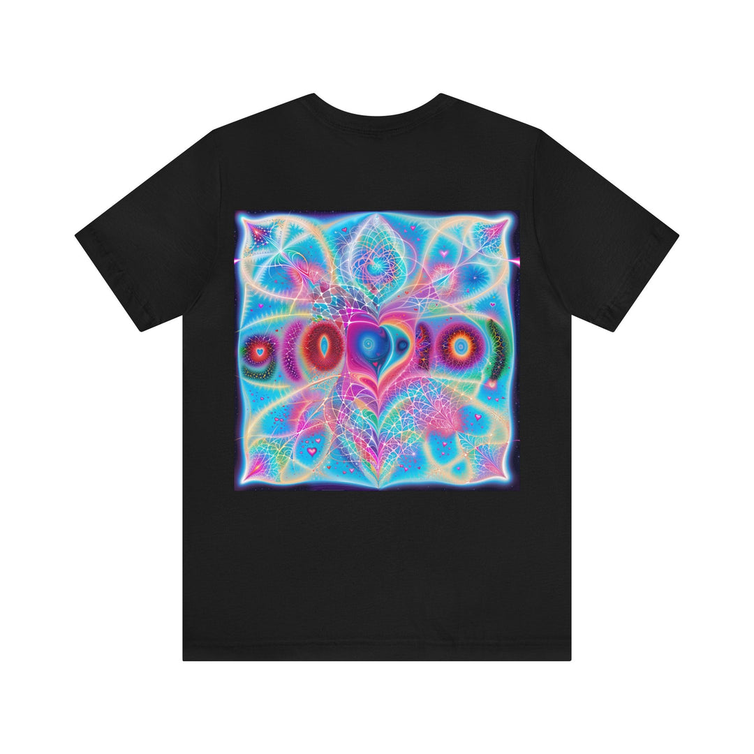 Vibrant Ethereal Love - Unisex Jersey Short Sleeve Tee - T-Shirt - g(0D·IO) - Black - S -