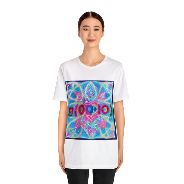 Vibrant Ethereal Love - Unisex Jersey Short Sleeve Tee - T-Shirt - g(0D·IO) - Black - S -