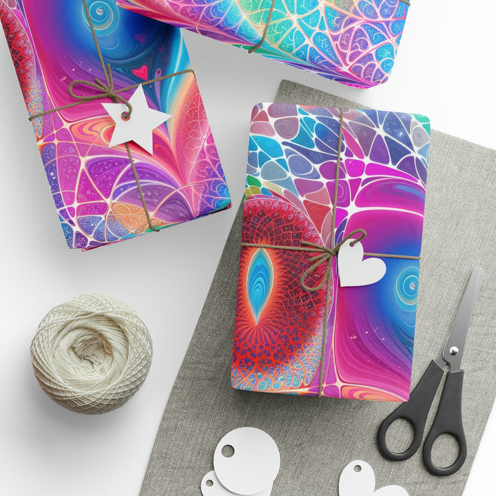 Vibrant Ethereal Love - Wrapping Paper - Home Decor - g(0D·IO) - 30" x 180" - Matte -