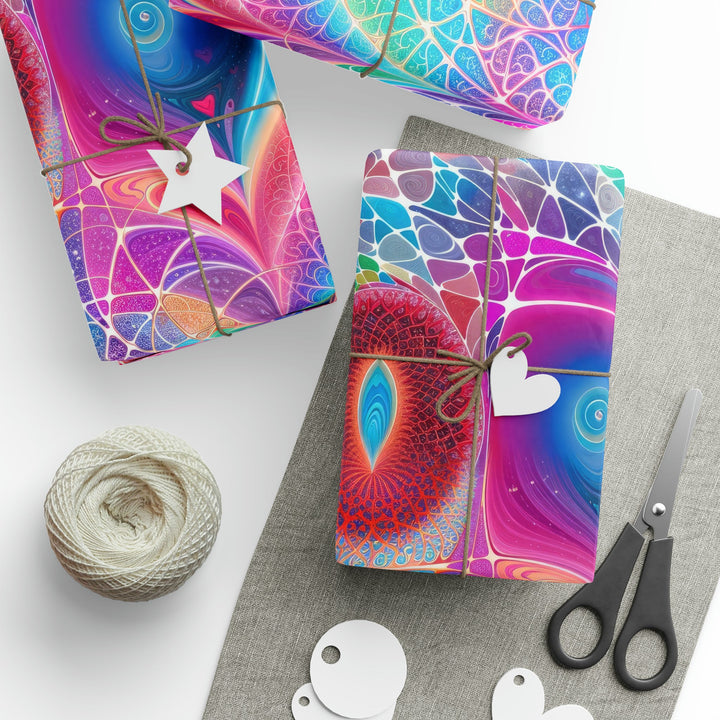 Vibrant Ethereal Love - Wrapping Paper - Home Decor - g(0D·IO) - 30" x 180" - Matte -