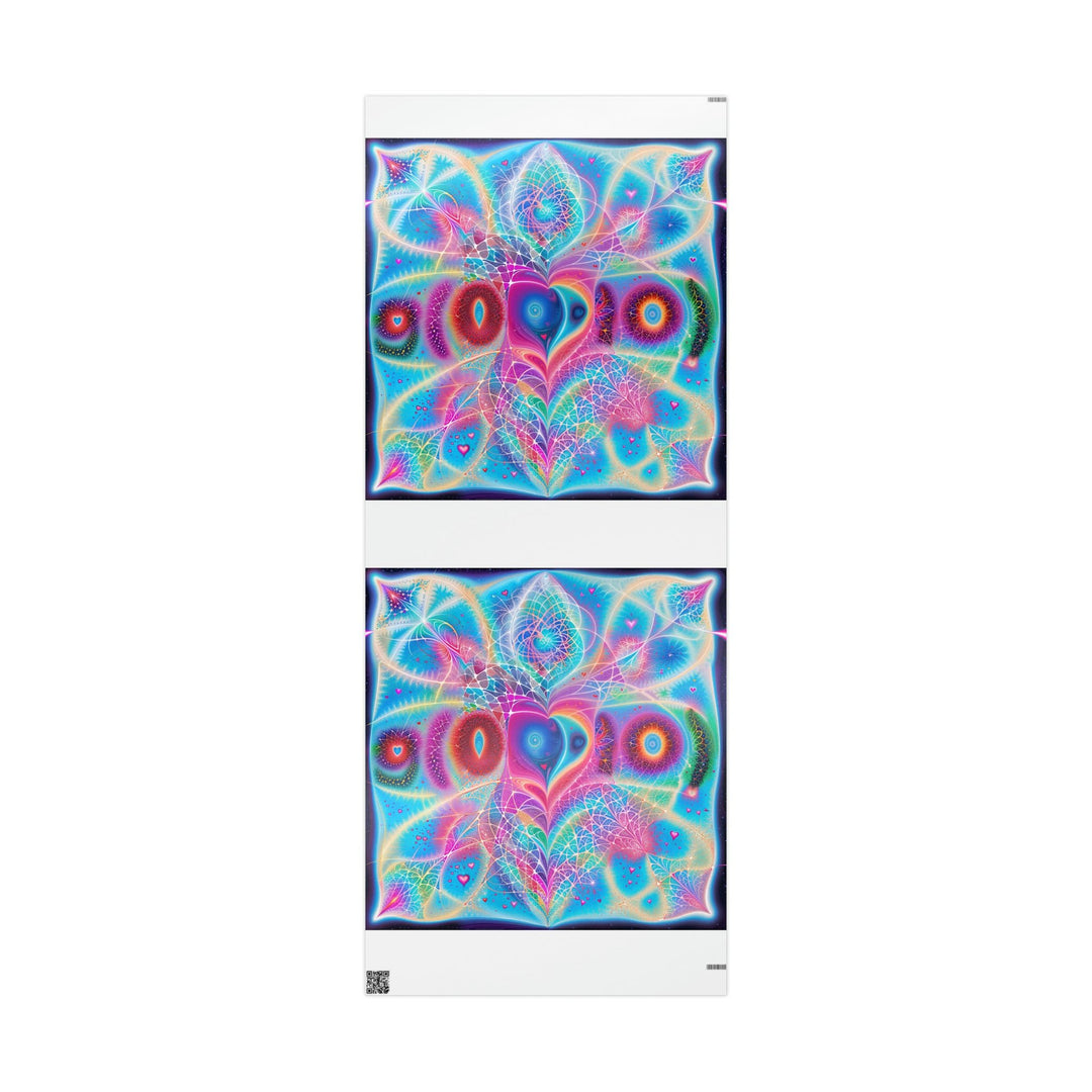 Vibrant Ethereal Love - Wrapping Paper - Home Decor - g(0D·IO) - 30'' x 72'' - Glossy -