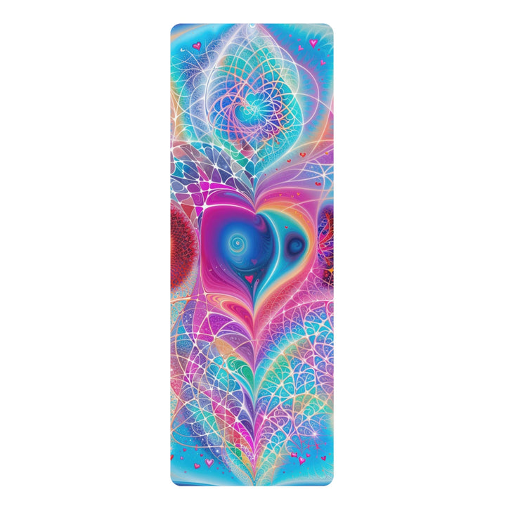 Vibrant Ethereal Love - Yoga Mat - Home Decor - g(0D·IO) - 24” x 68” - -