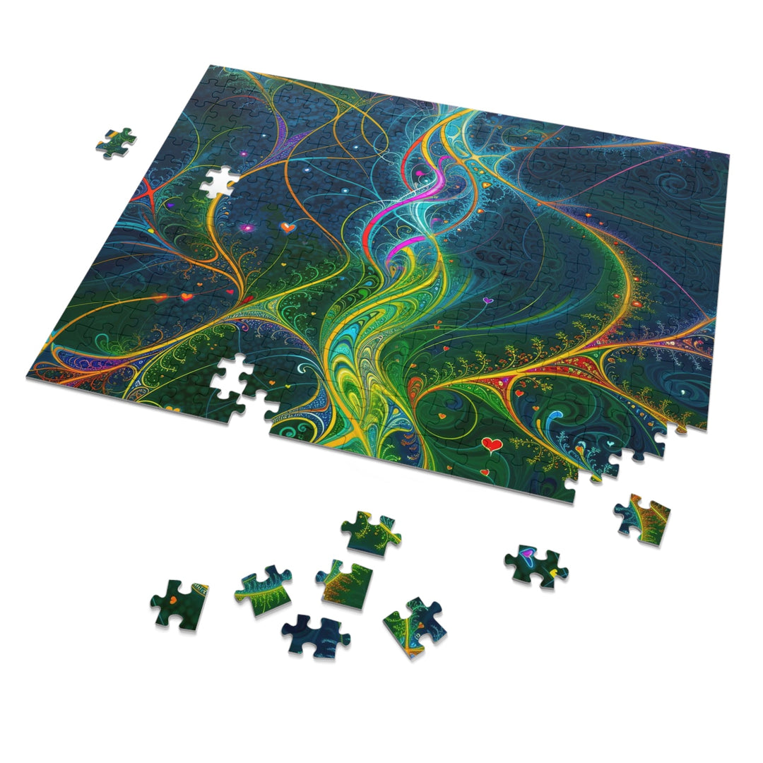 Vibrant Ethereal Swirls - Jigsaw Puzzle (100, 252, 500, 1000 pieces) - Puzzle - g(0D·IO) - 29.25" × 19.75" (1000 pcs) - -