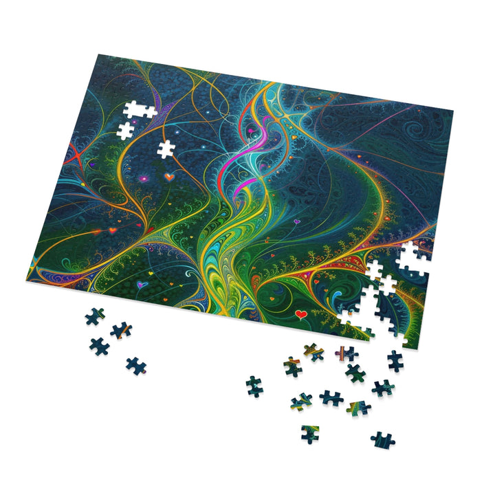 Vibrant Ethereal Swirls - Jigsaw Puzzle (100, 252, 500, 1000 pieces) - Puzzle - g(0D·IO) - 29.25" × 19.75" (1000 pcs) - -