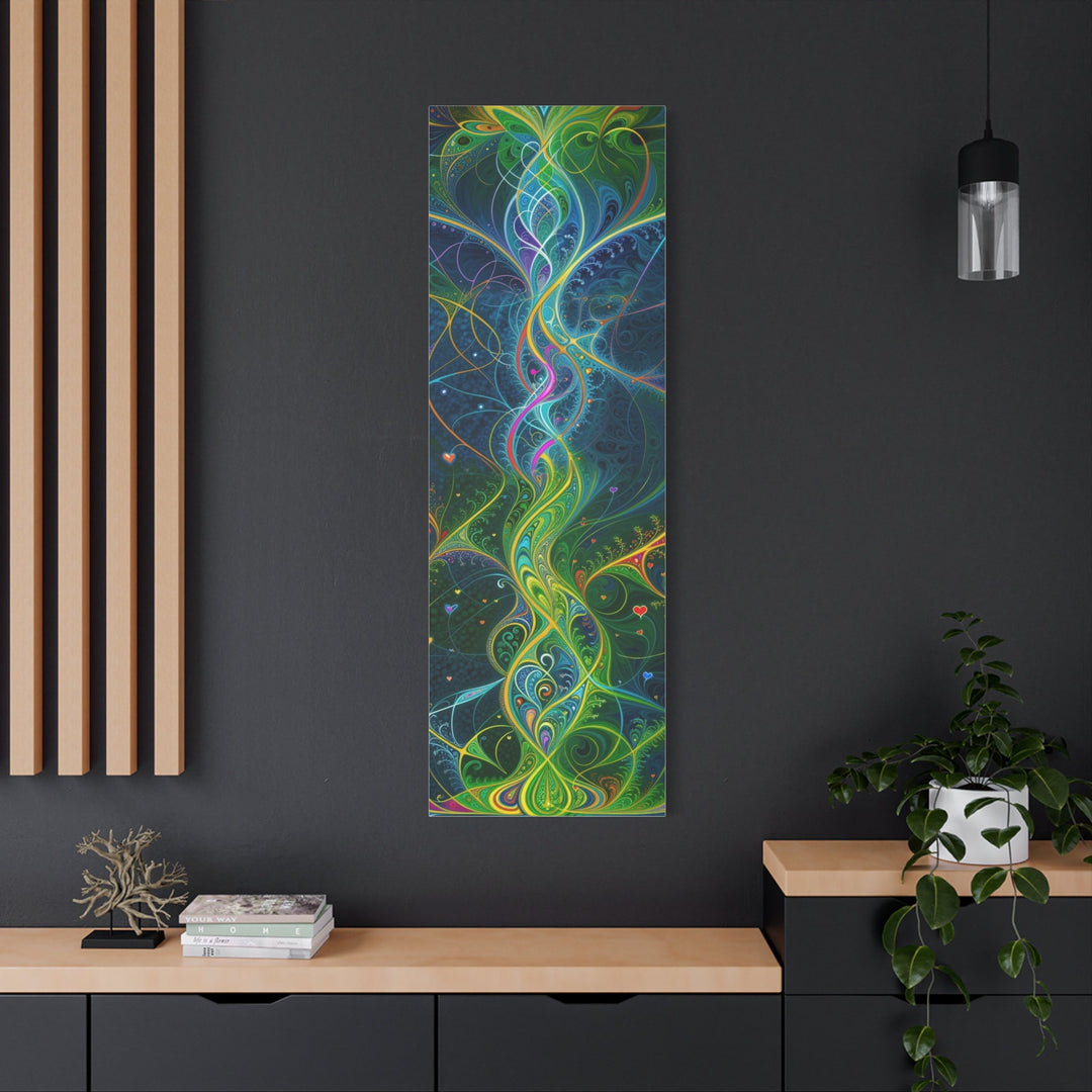 Vibrant Ethereal Swirls - Matte Canvas Print 1.25" - Canvas - g(0D·IO) - 36" x 36" - 1.25" -