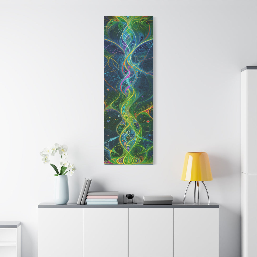 Vibrant Ethereal Swirls - Matte Canvas Print 1.25" - Canvas - g(0D·IO) - 36" x 36" - 1.25" -