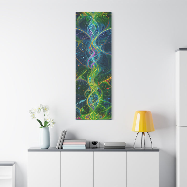 Vibrant Ethereal Swirls - Matte Canvas Print 1.25" - Canvas - g(0D·IO) - 36" x 36" - 1.25" -