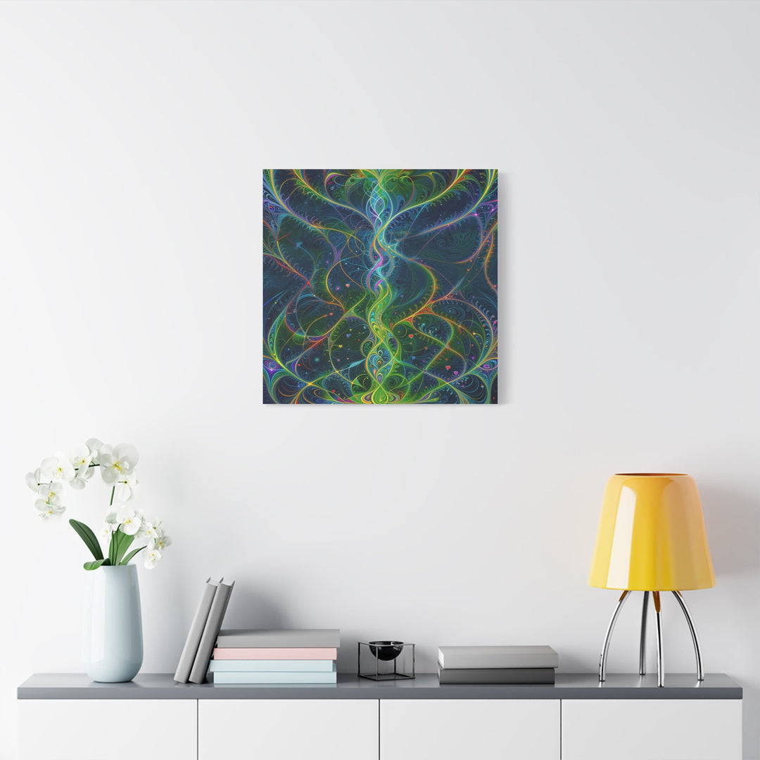 Vibrant Ethereal Swirls - Matte Canvas Print 1.25" - Canvas - g(0D·IO) - 36" x 36" - 1.25" -