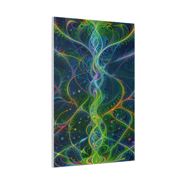 Vibrant Ethereal Swirls - Matte Canvas Print 1.25" - Canvas - g(0D·IO) - 36" x 36" - 1.25" -