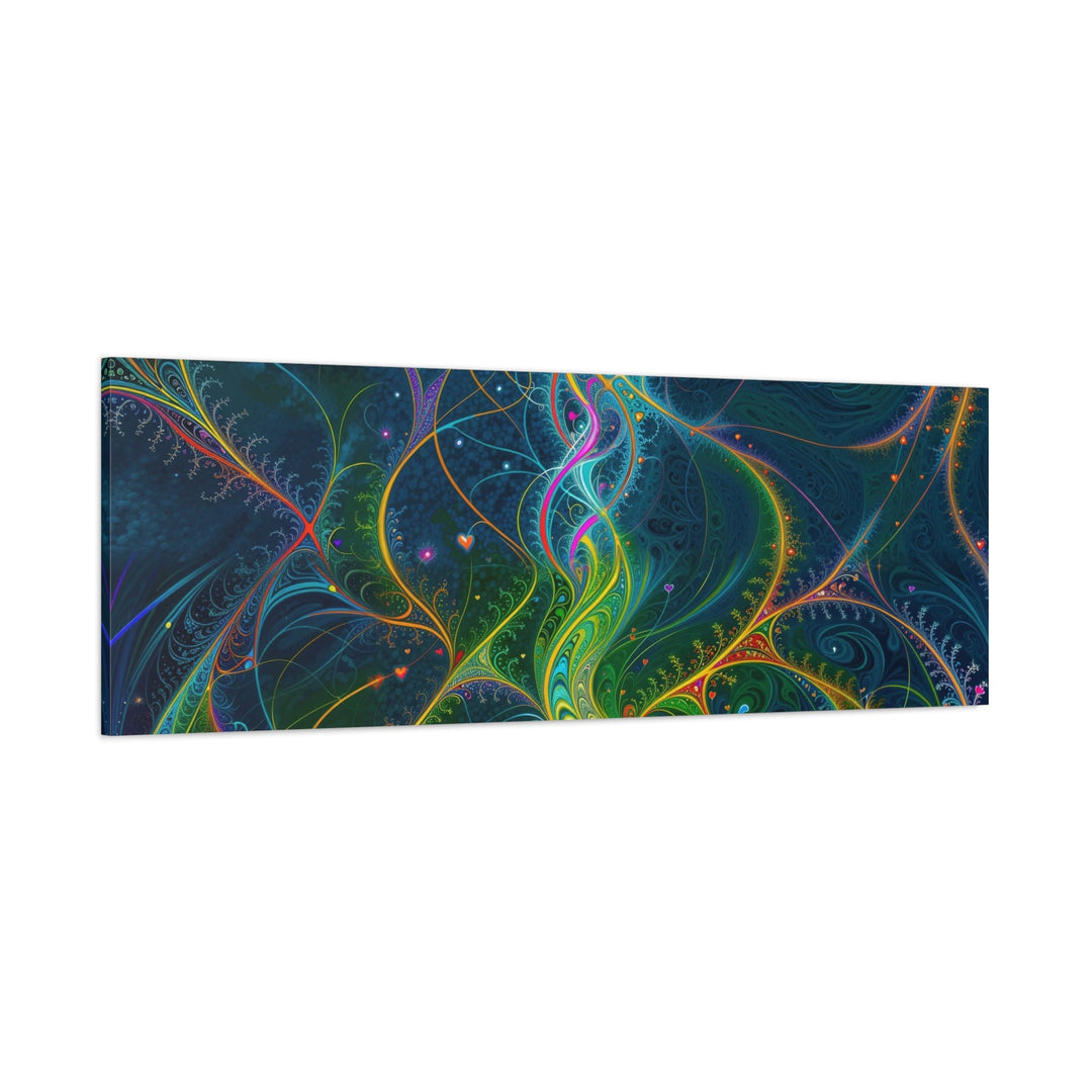 Vibrant Ethereal Swirls - Matte Canvas Print 1.25" - Canvas - g(0D·IO) - 36" x 36" - 1.25" -