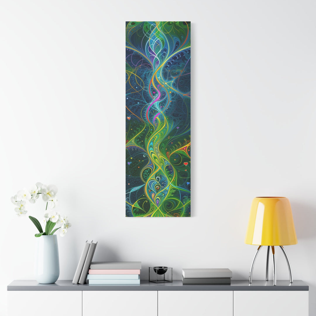 Vibrant Ethereal Swirls - Matte Canvas Print 1.25" - Canvas - g(0D·IO) - 36" x 36" - 1.25" -