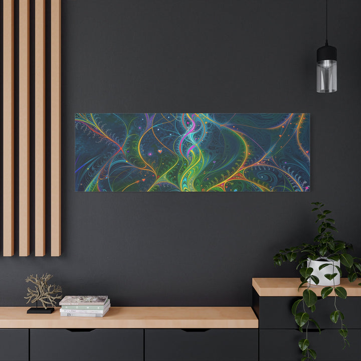 Vibrant Ethereal Swirls - Matte Canvas Print 1.25" - Canvas - g(0D·IO) - 36" x 36" - 1.25" -