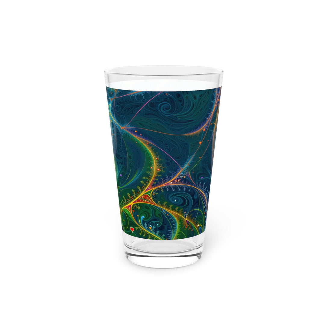 Vibrant Ethereal Swirls - Pint Glass - Mug - g(0D·IO) - 16oz - -