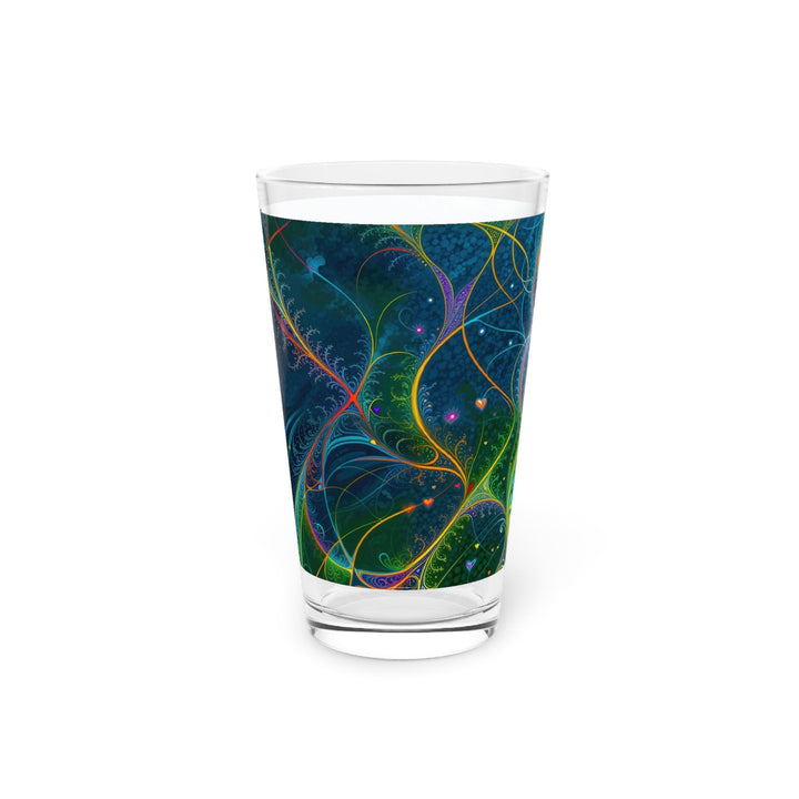 Vibrant Ethereal Swirls - Pint Glass - Mug - g(0D·IO) - 16oz - -