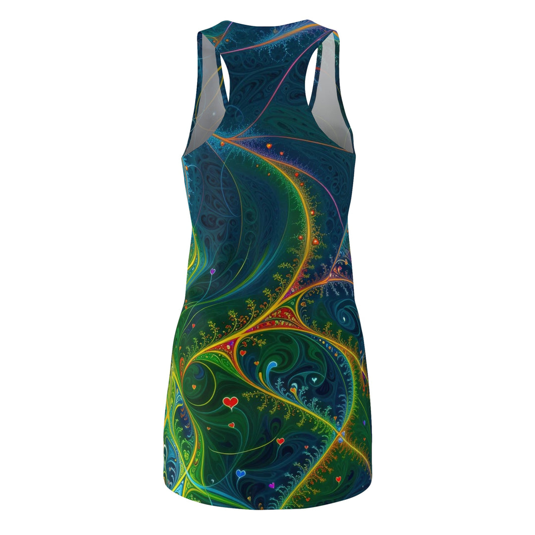 Vibrant Ethereal Swirls - Racerback Dress - All Over Prints - g(0D·IO) - XS - -