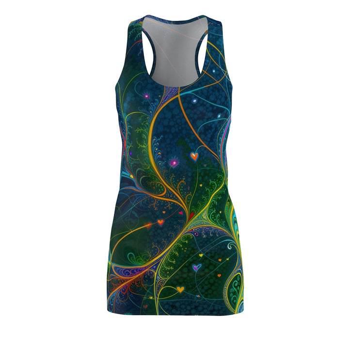 Vibrant Ethereal Swirls - Racerback Dress - All Over Prints - g(0D·IO) - XS - -