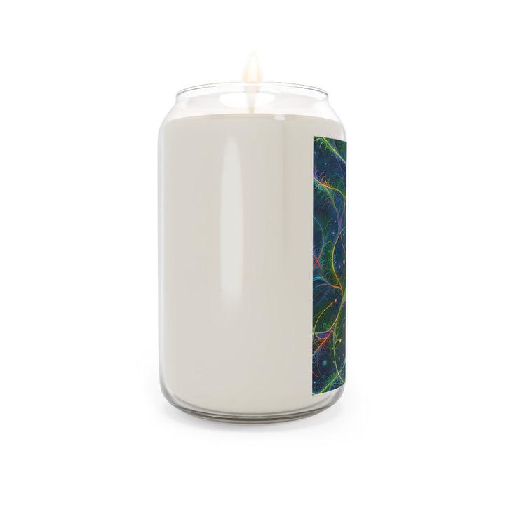 Vibrant Ethereal Swirls - Scented Candle - Home Decor - g(0D·IO) - Vanilla Bean - 13.75oz -