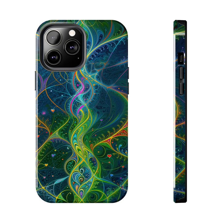 Vibrant Ethereal Swirls - Tough Phone Case - Phone Case - g(0D·IO) - iPhone 13 Pro Max - -