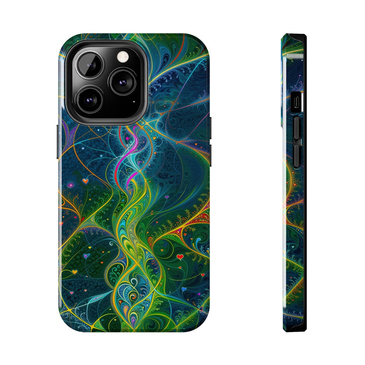 Vibrant Ethereal Swirls - Tough Phone Case - Phone Case - g(0D·IO) - iPhone 13 Pro - -