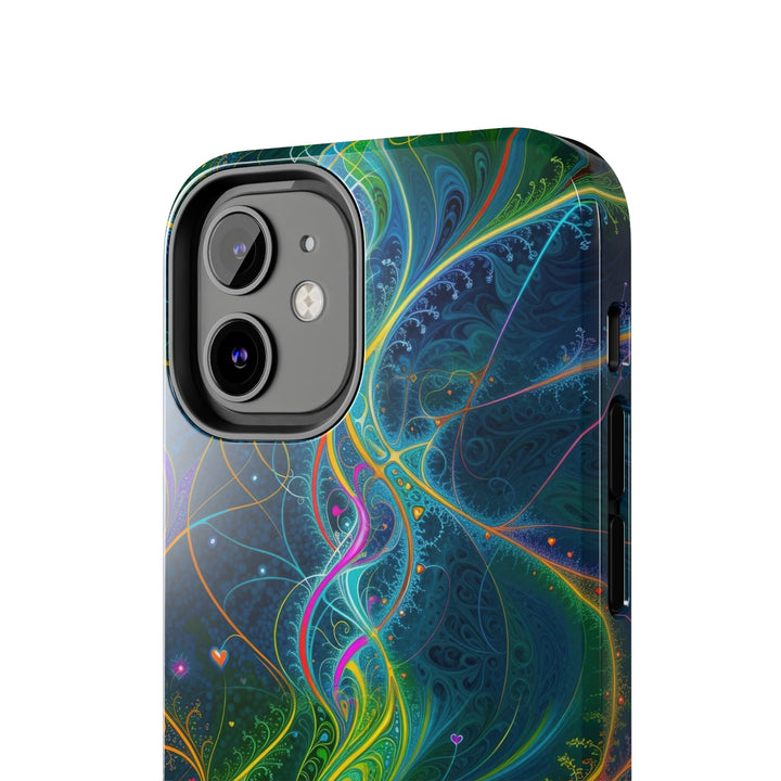 Vibrant Ethereal Swirls - Tough Phone Case - Phone Case - g(0D·IO) - iPhone 13 Mini - -